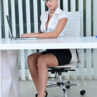 Satin Bloom in 'Office Masturbation'